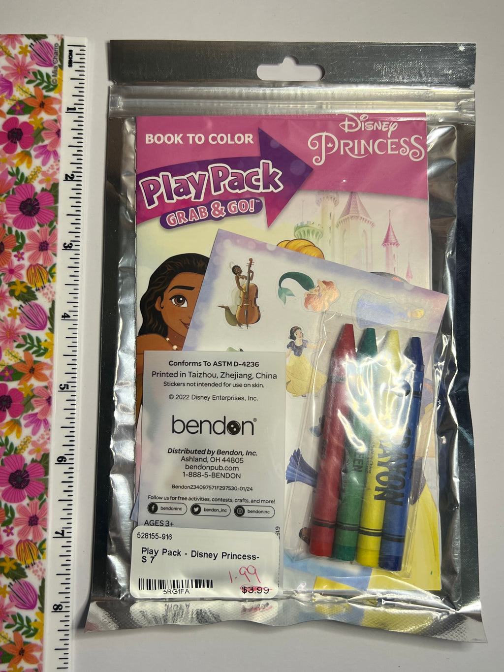 Grab-and Go Coloring Play-packs - Various Themes