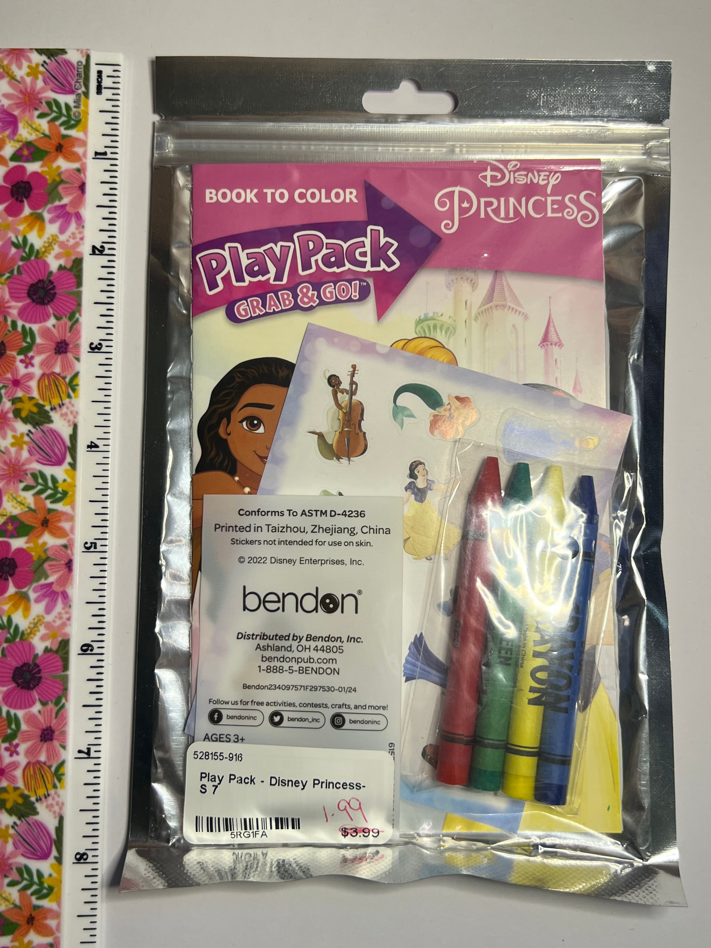 Grab-and Go Coloring Play-packs - Various Themes
