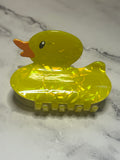 Hair Claw / Clip - Yellow Duck