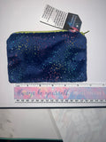 Minky Blue Dazzle Sparkle Pouch Bag