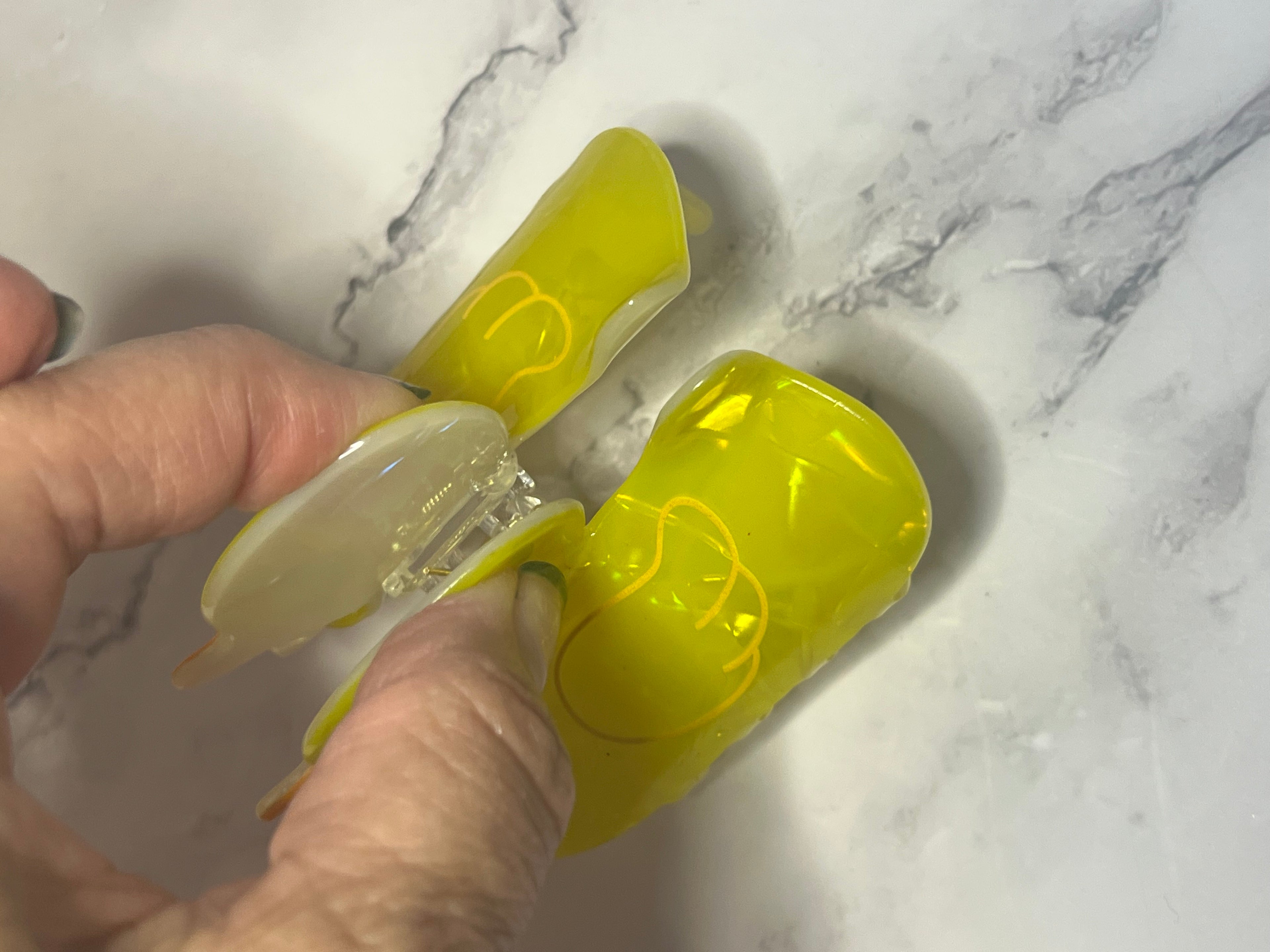 Hair Claw / Clip - Yellow Duck