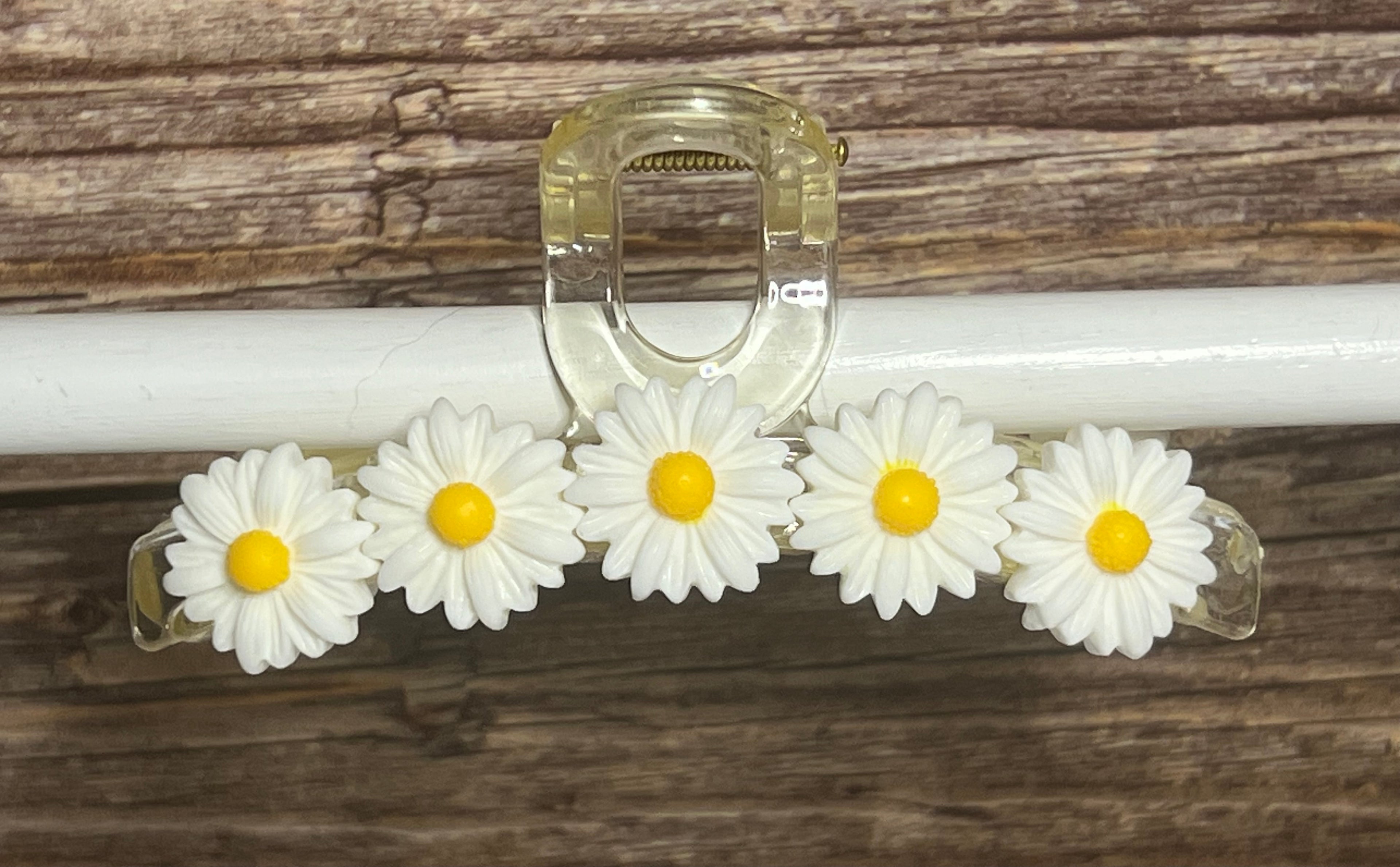 Hair Claw / Clip - Daisies