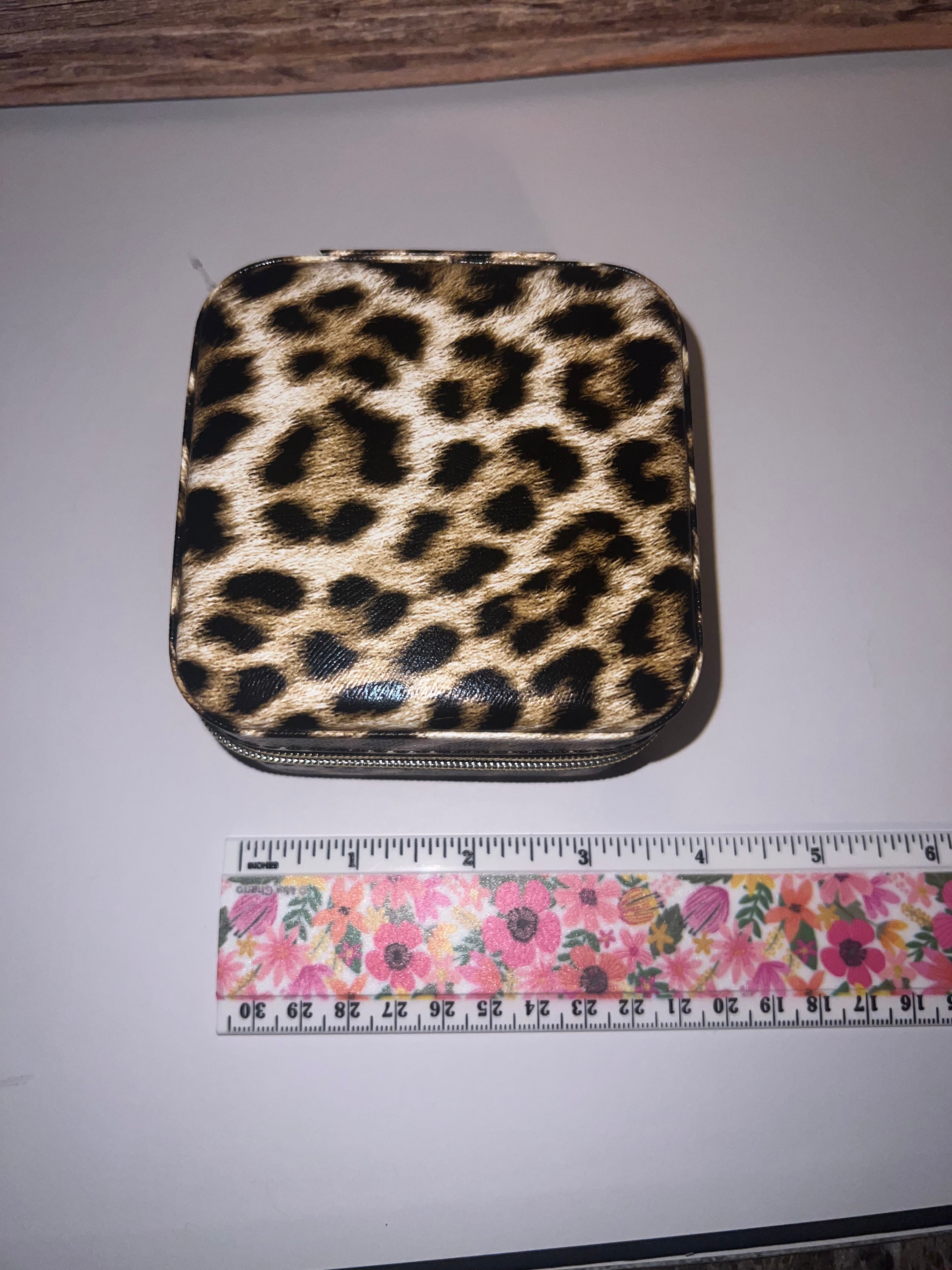 Leopard Jewelry Case Travel