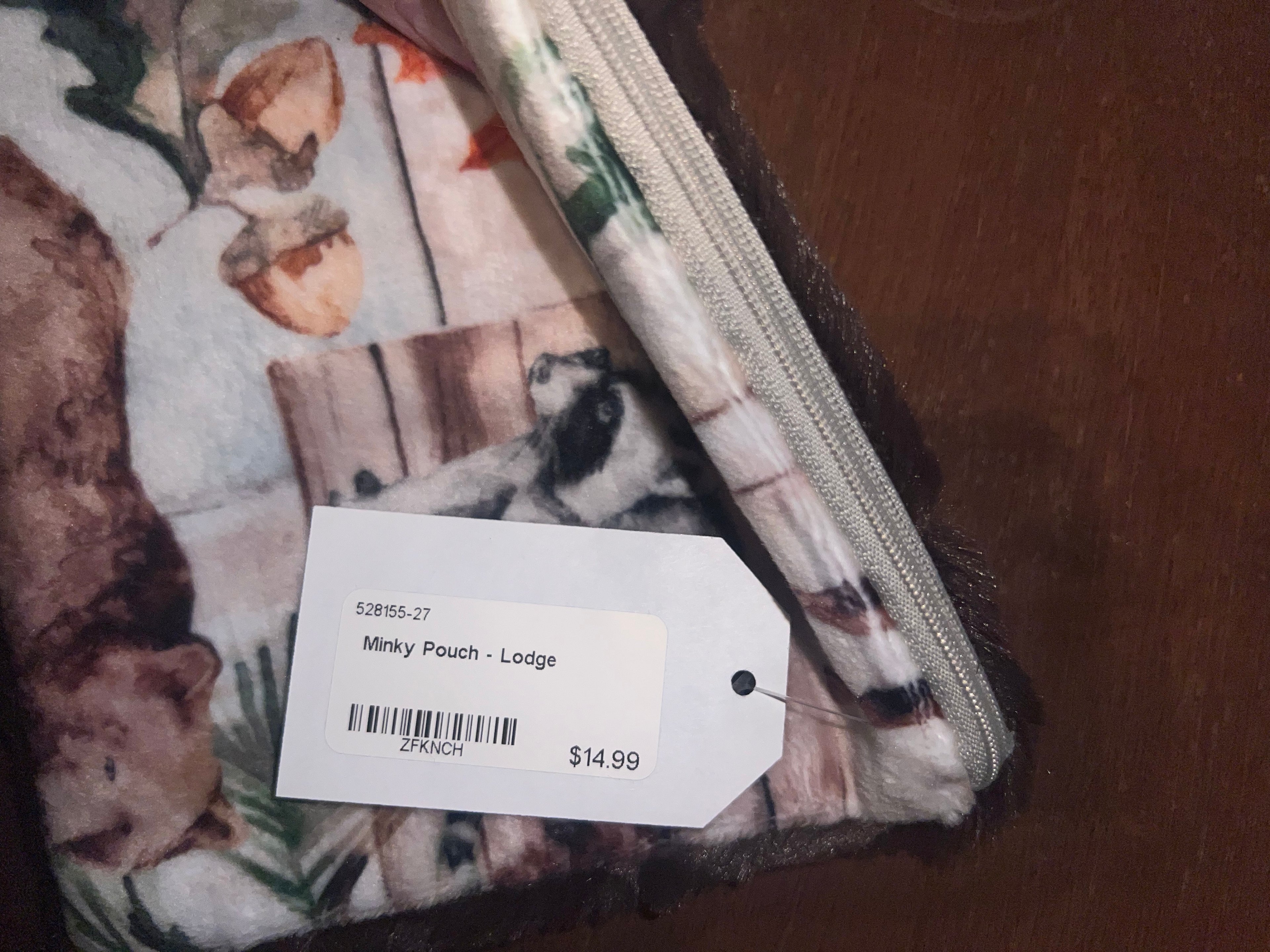 Minky Pouch - Lodge