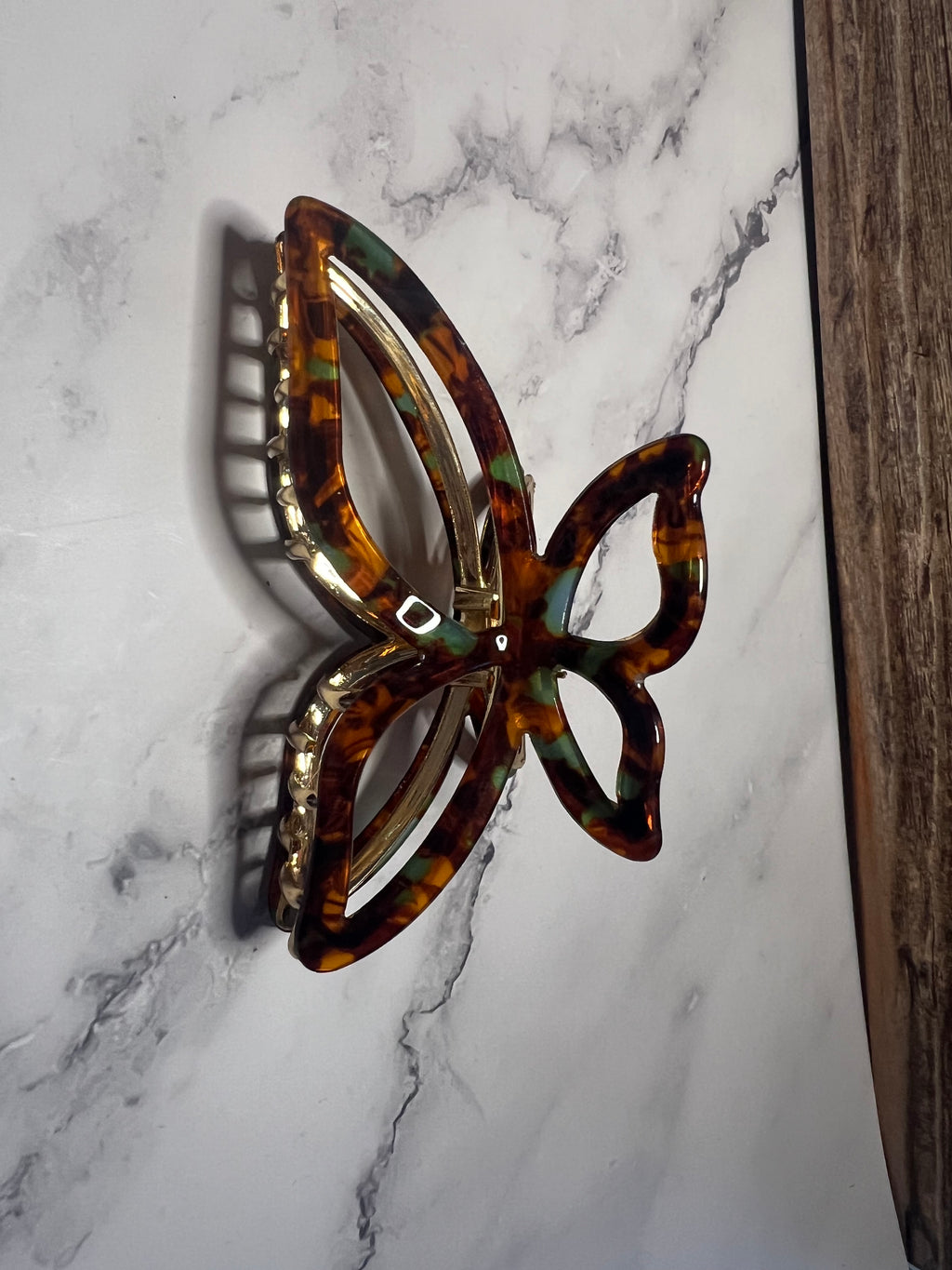 Hair Claw / Clip - Vintage Butterfly - Large