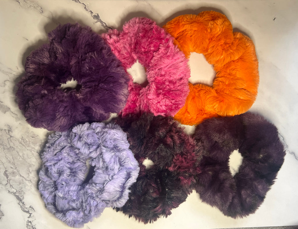 Minky Scrunchie - Various Colors To Choose From