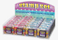 Mini Stamp Set with Case and 8 Stamps, Art Kit, Ink, Decorate!