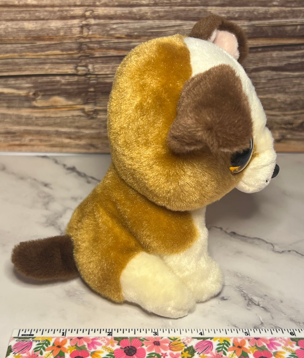 Ty Beanie Baby - Hugo Brown / Tan Dog Puppy