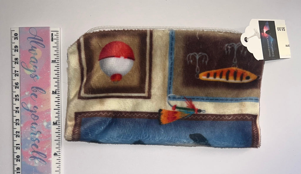 Minky Gone Fishing Pouch Bag