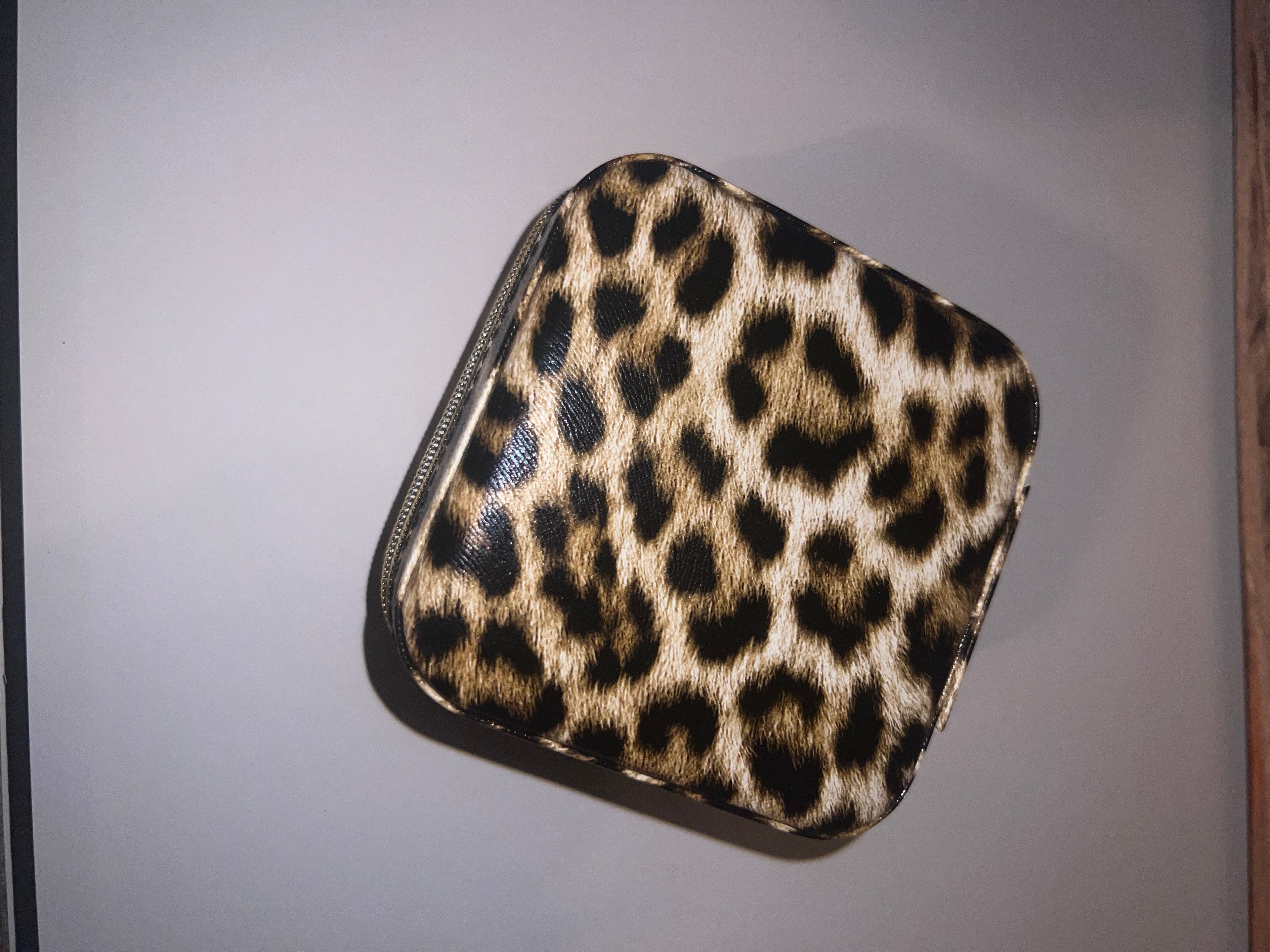 Leopard Jewelry Case Travel
