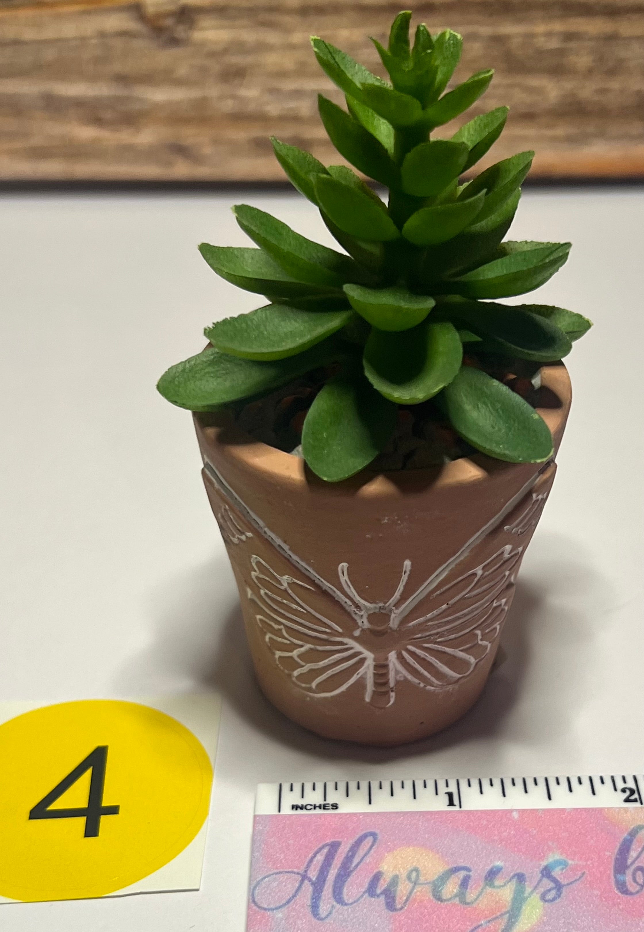 Mini Faux Succulent Terracotta Pots