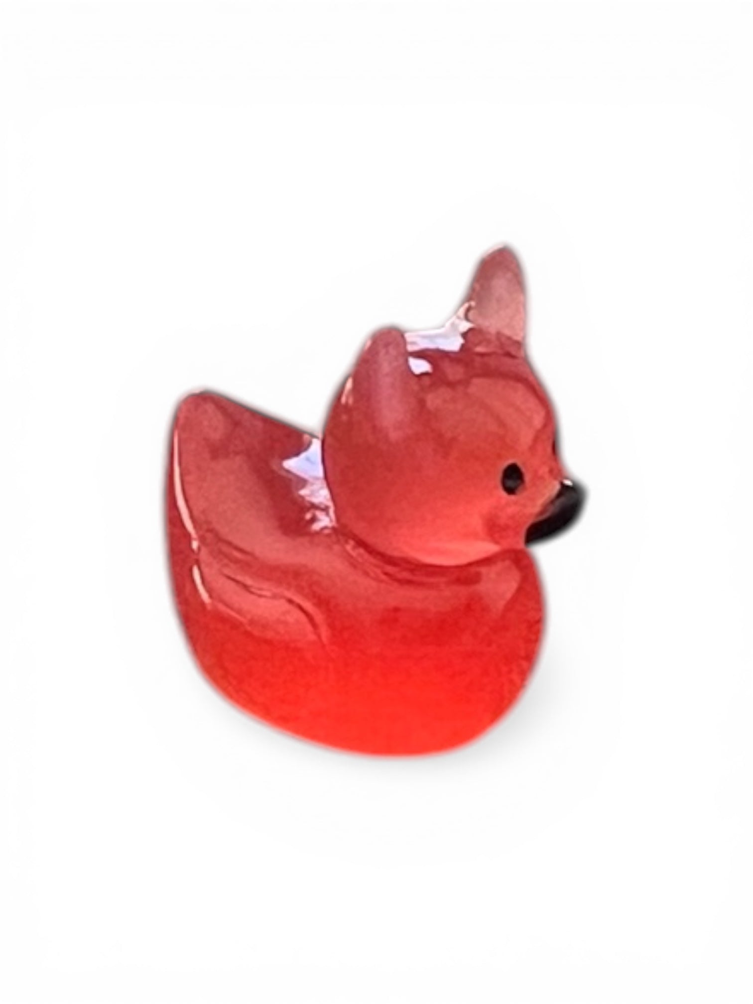 Mini Resin Devil Duck
