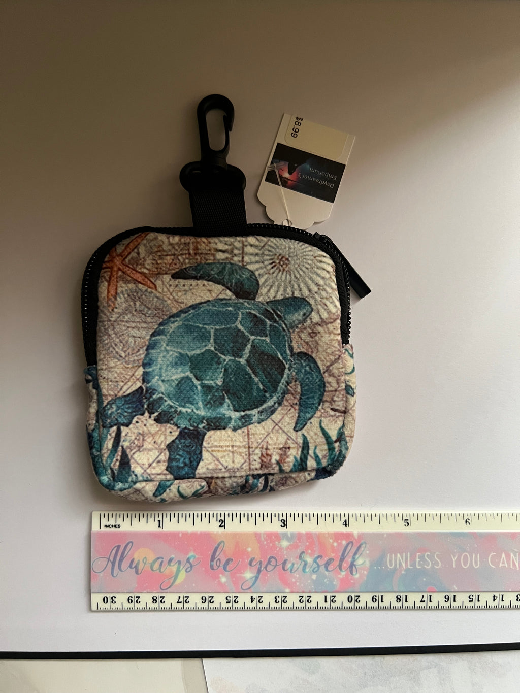 Turtle Coin Purse Backpack & Purse Hanger