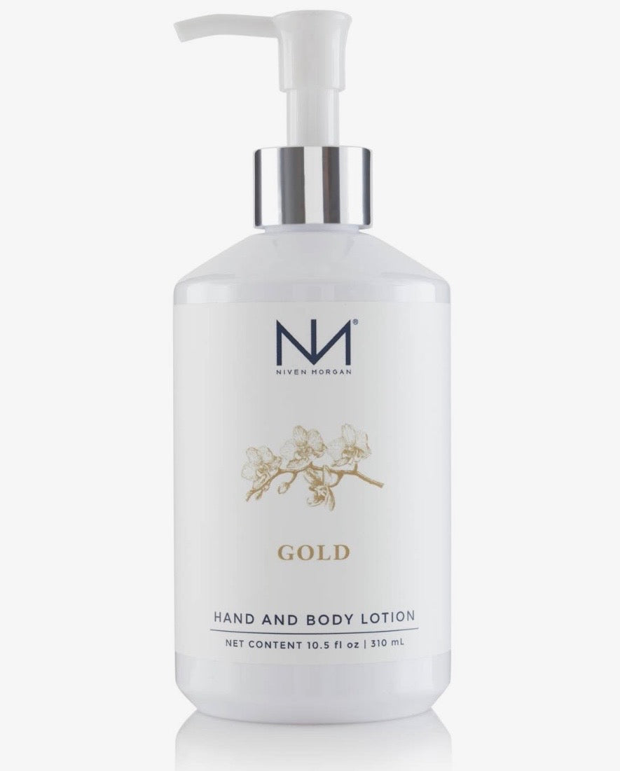Niven Morgan Luxurious Lotion - Gold, Rue 1807, or Blue
