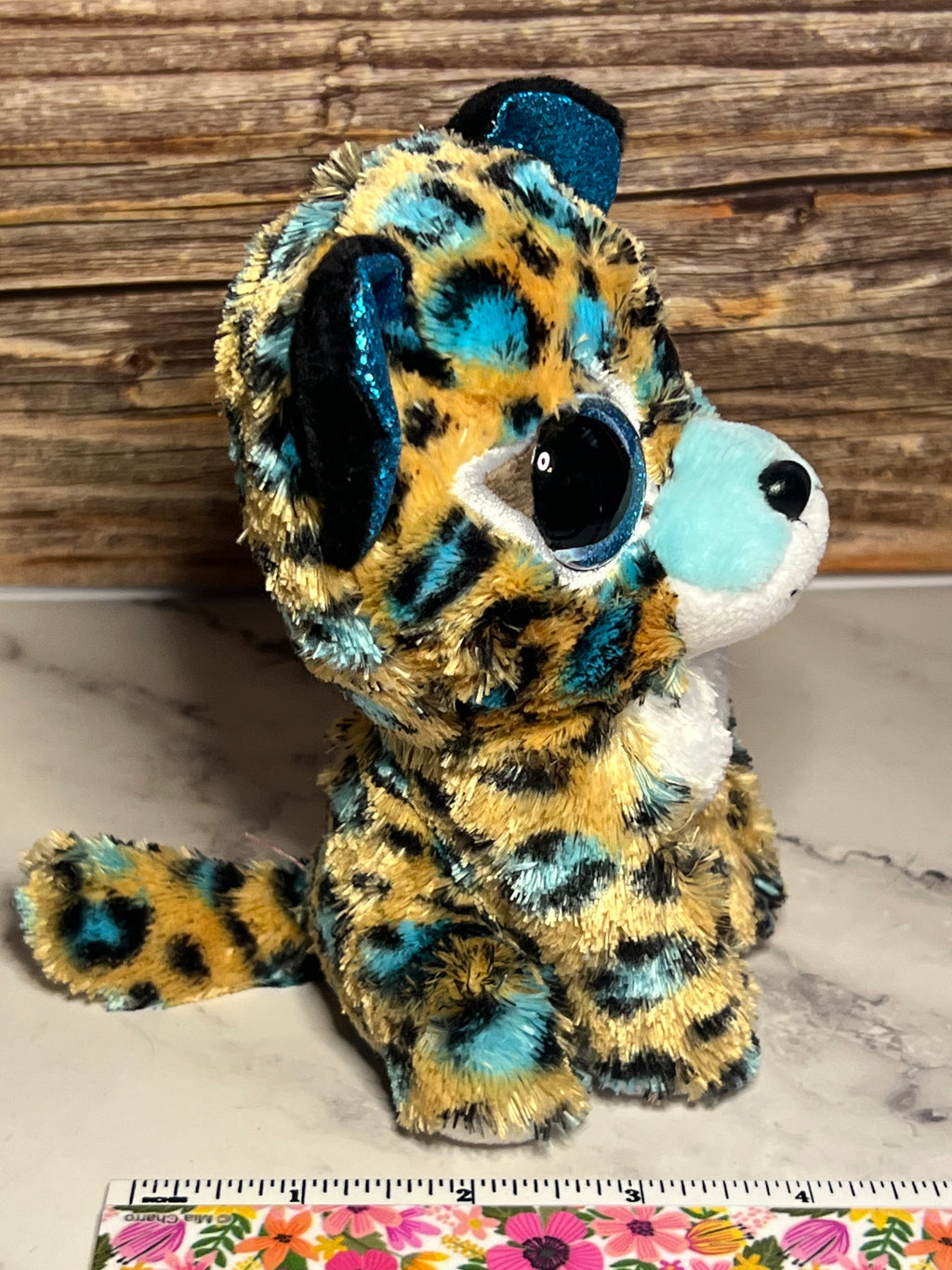Ty Beanie Baby - Cobalt Kitty Cat