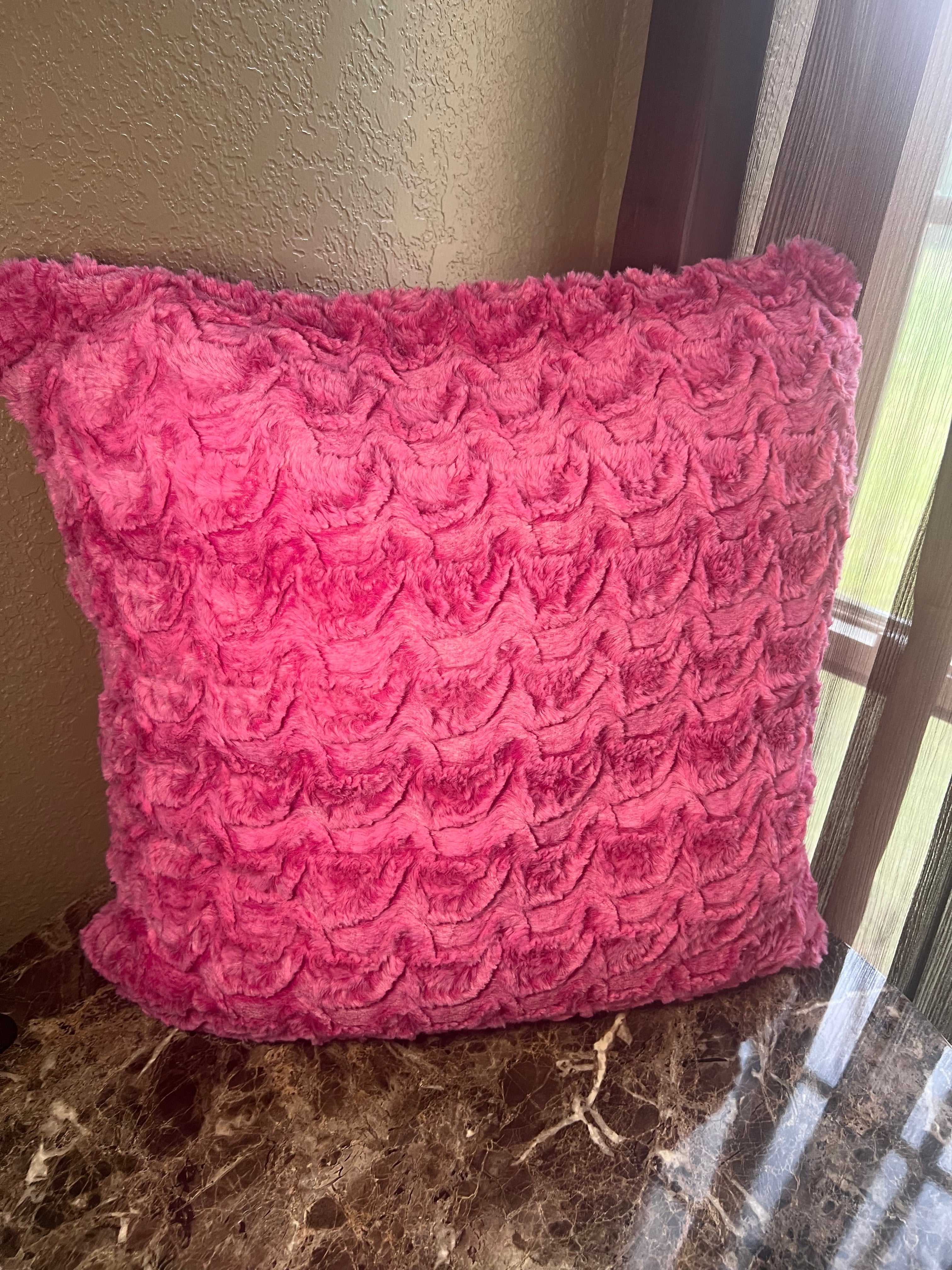 Minky Throw Pillow - Luxuriously Soft - Various Designs