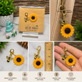 Bee Sunflower Charm