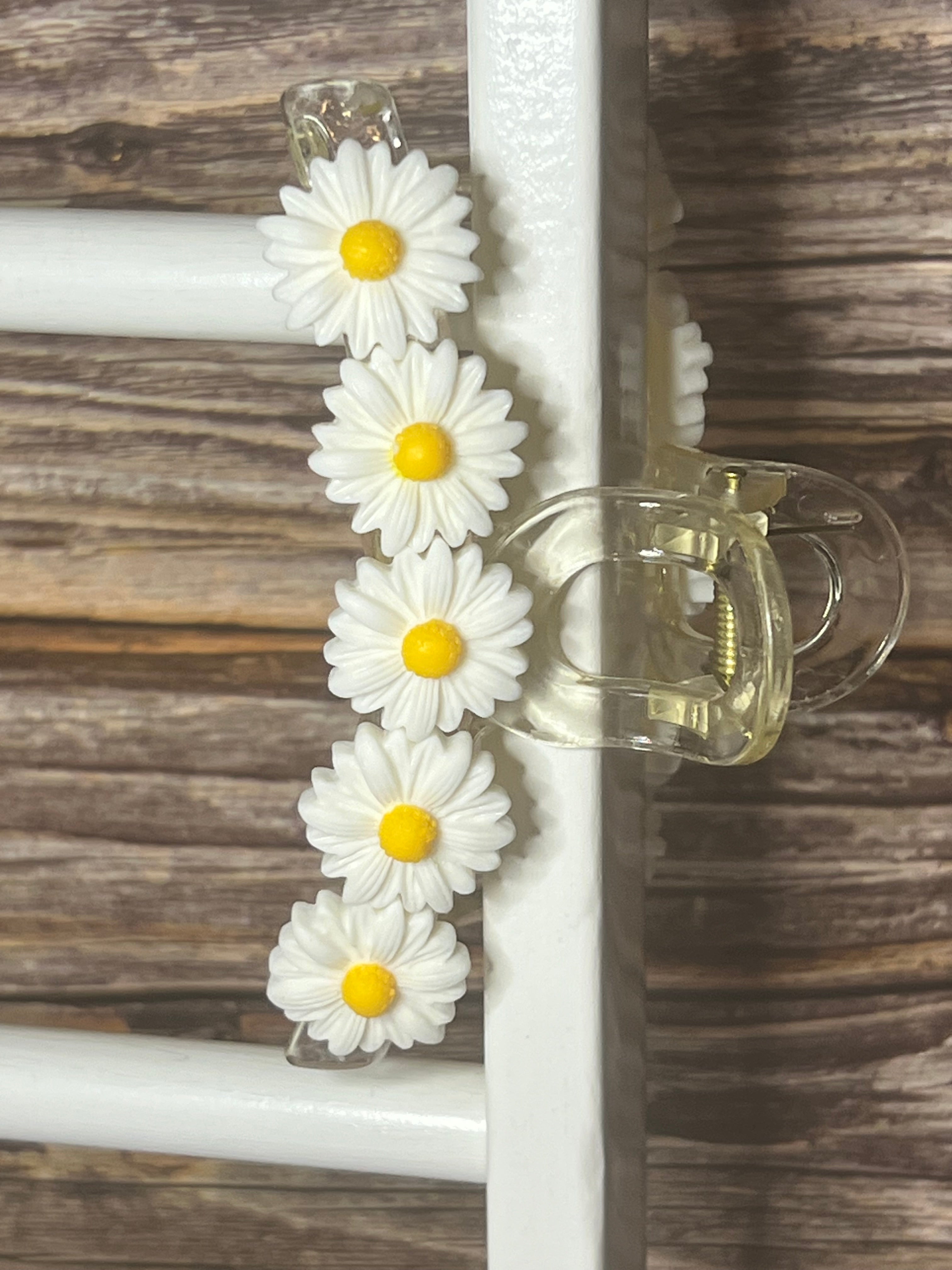 Hair Claw / Clip - Daisies