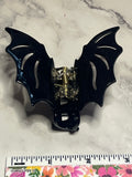 Hair Claw / Clip - Black Bat