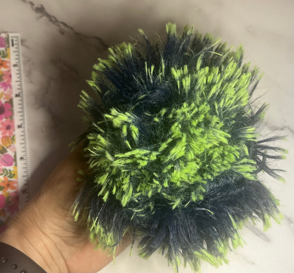Minky Shag Hair Scrunchie - Various Colors