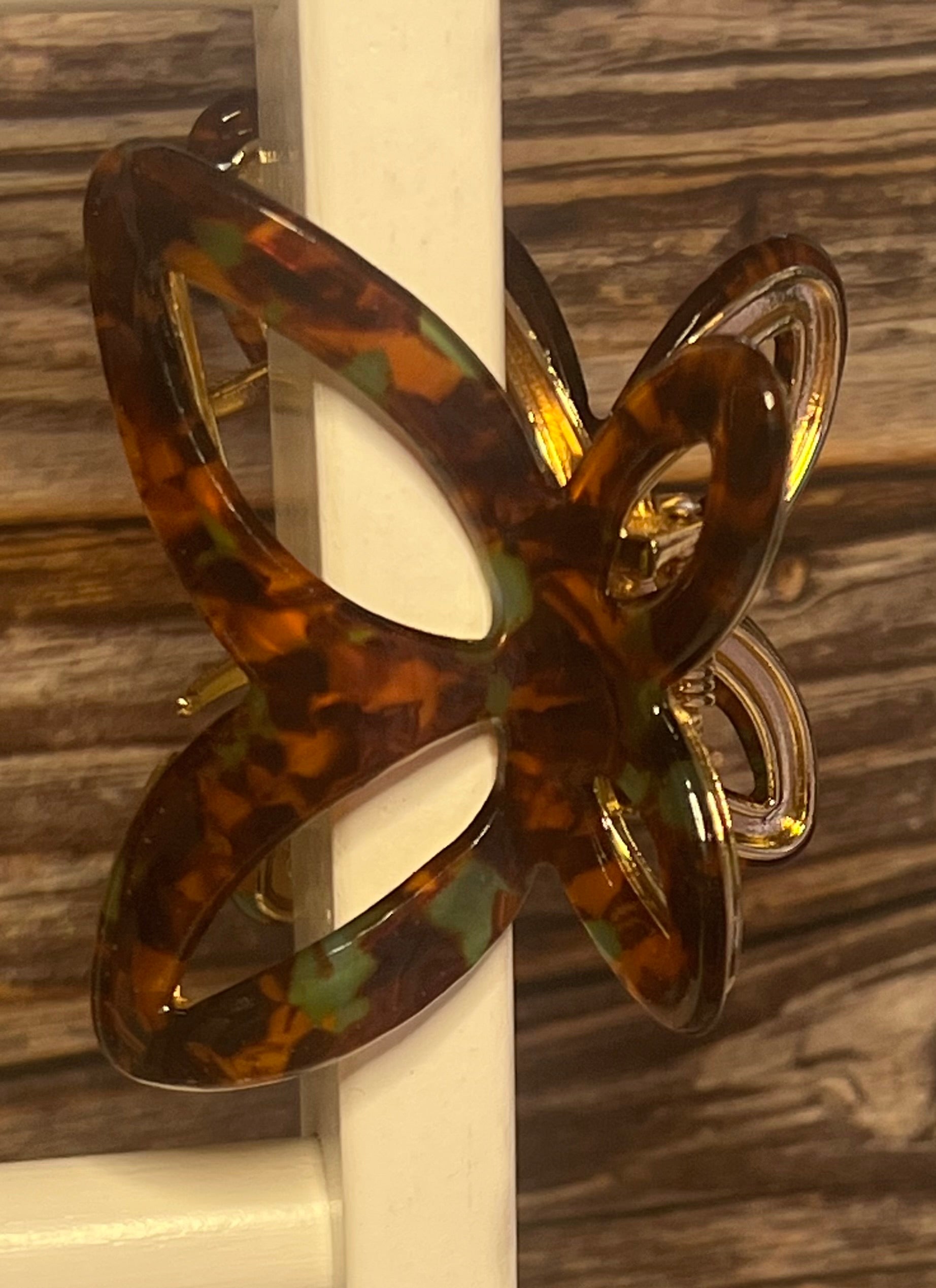 Hair Claw / Clip - Vintage Butterfly