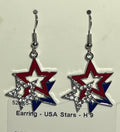 Earring - Patriotic Stars