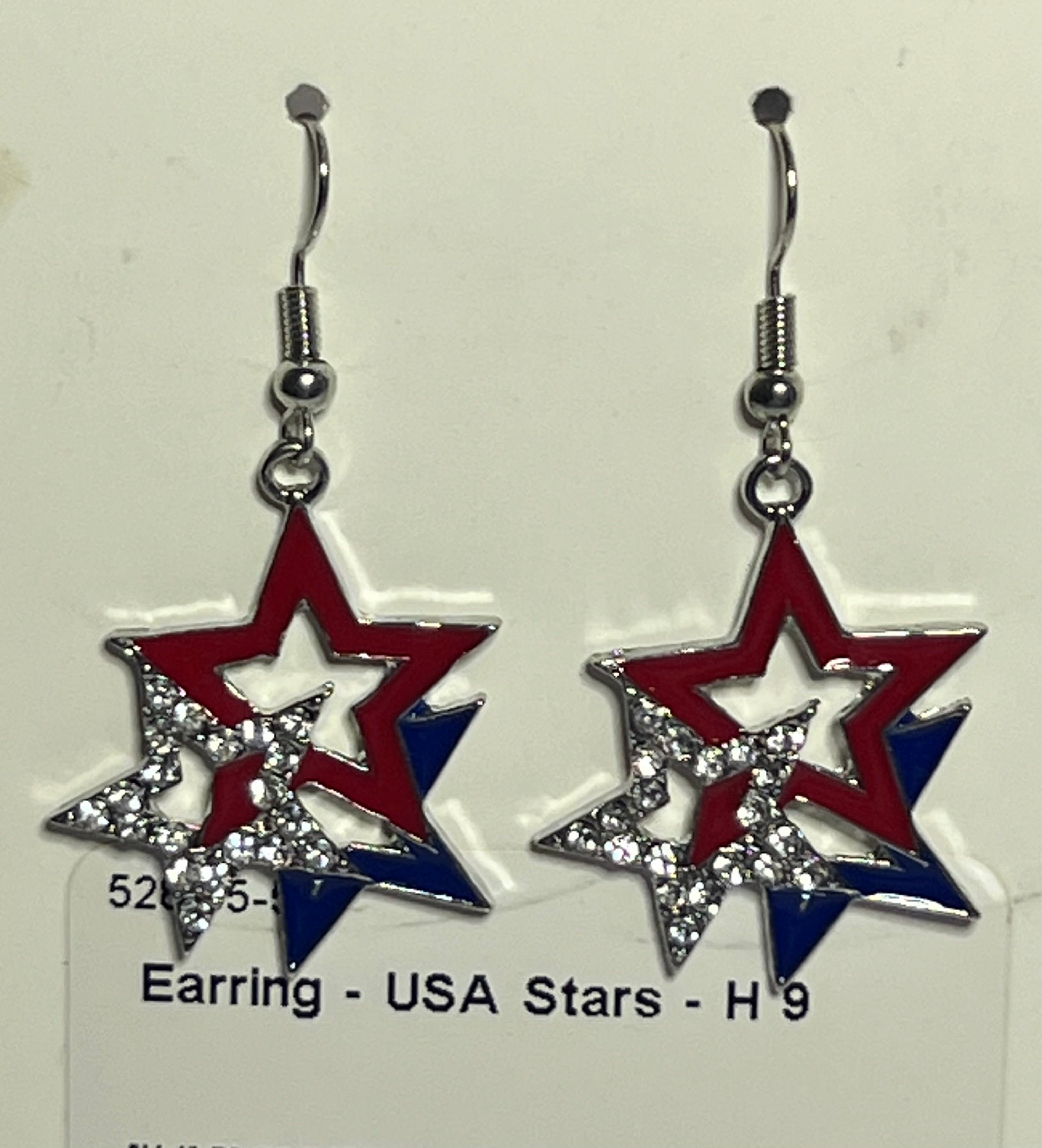 Earring - Patriotic Stars
