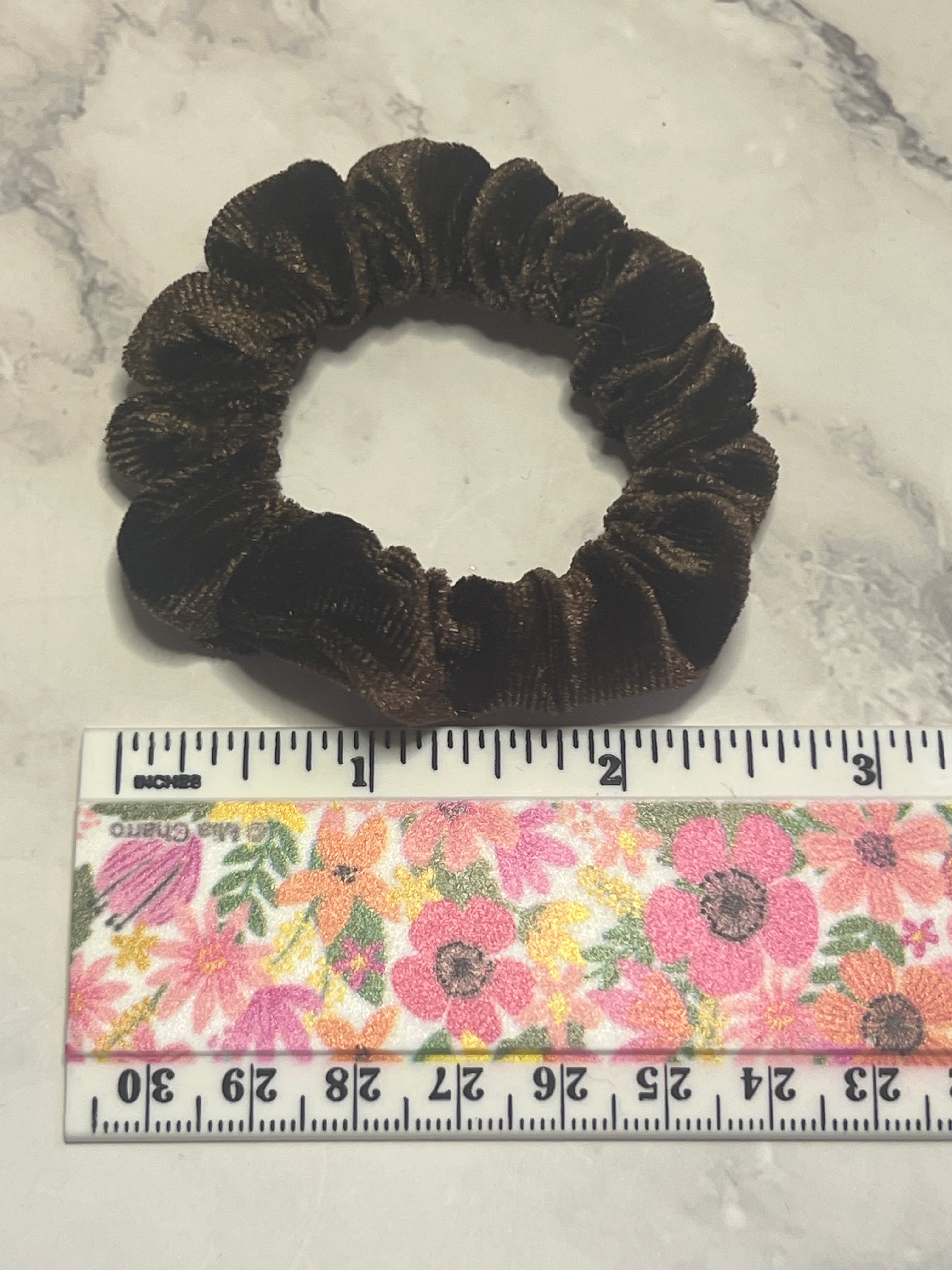 Hair Scrunchie - Mini Velvet - Various Colors