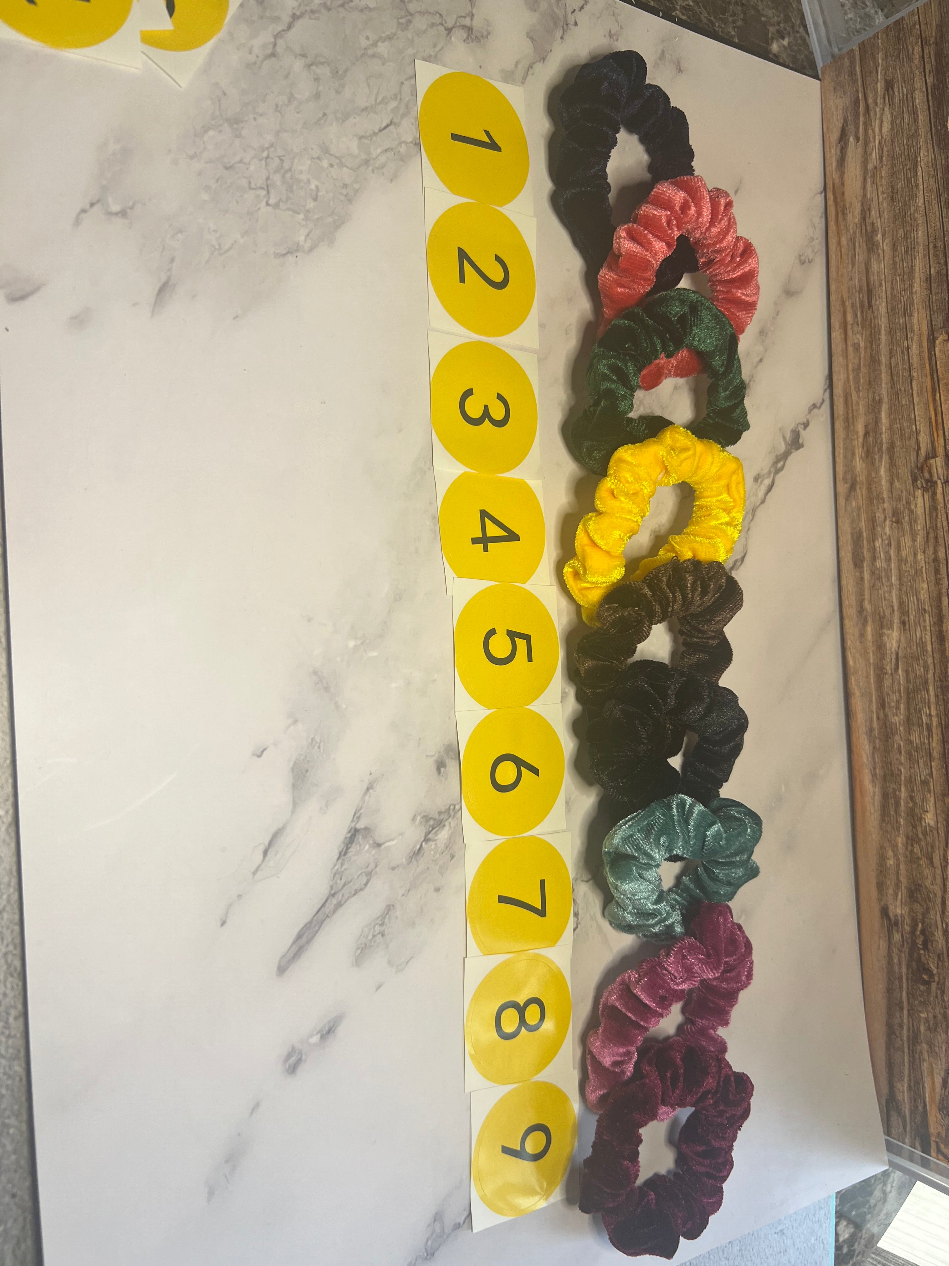 Hair Scrunchie - Mini Velvet - Various Colors