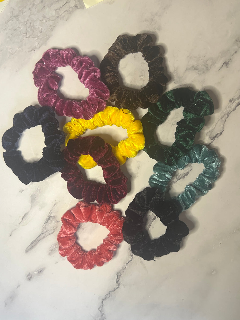 Hair Scrunchie - Mini Velvet - Various Colors