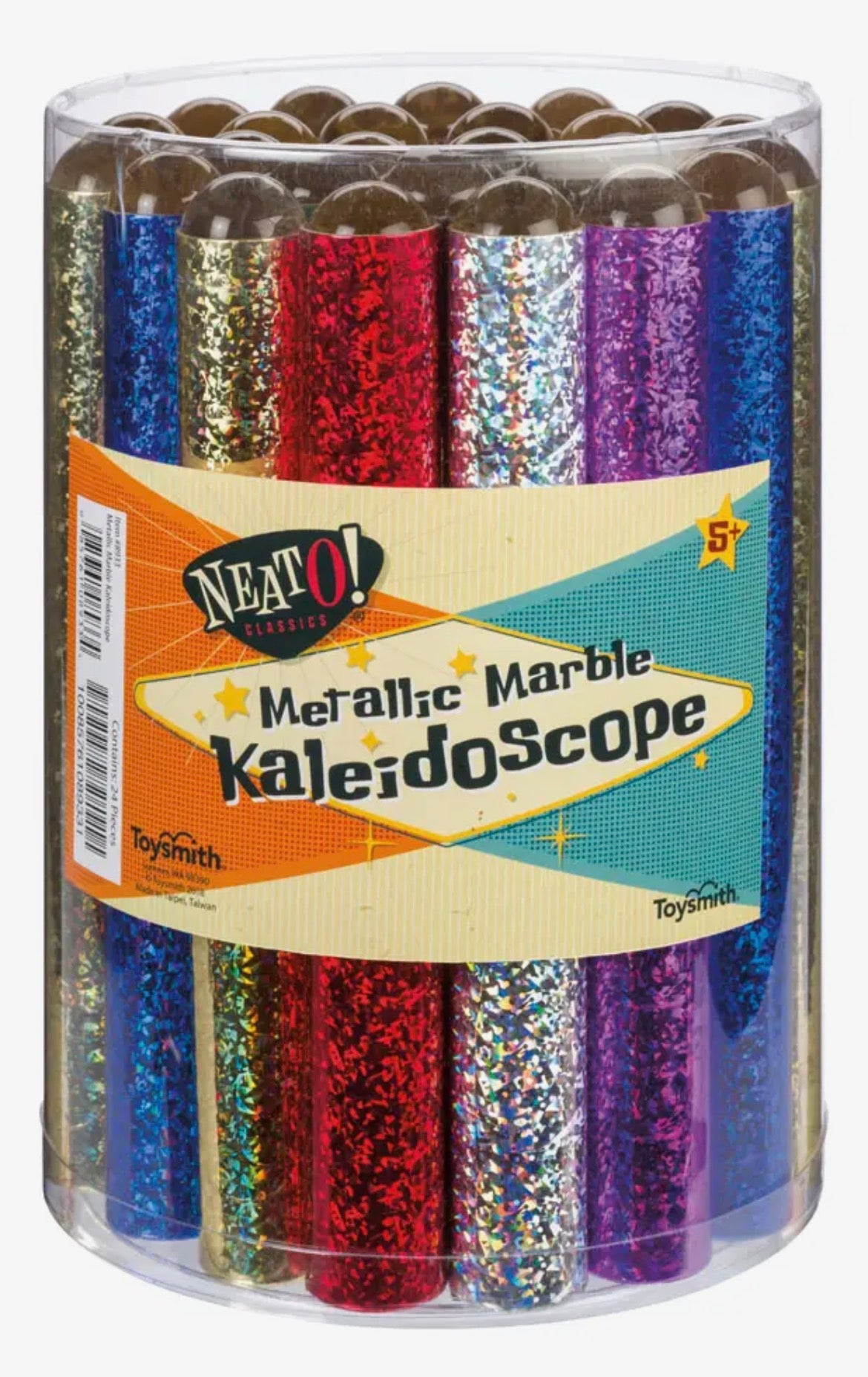 Neato! Metallic Marble Kaleidoscope-Retro-Classic, Vintage