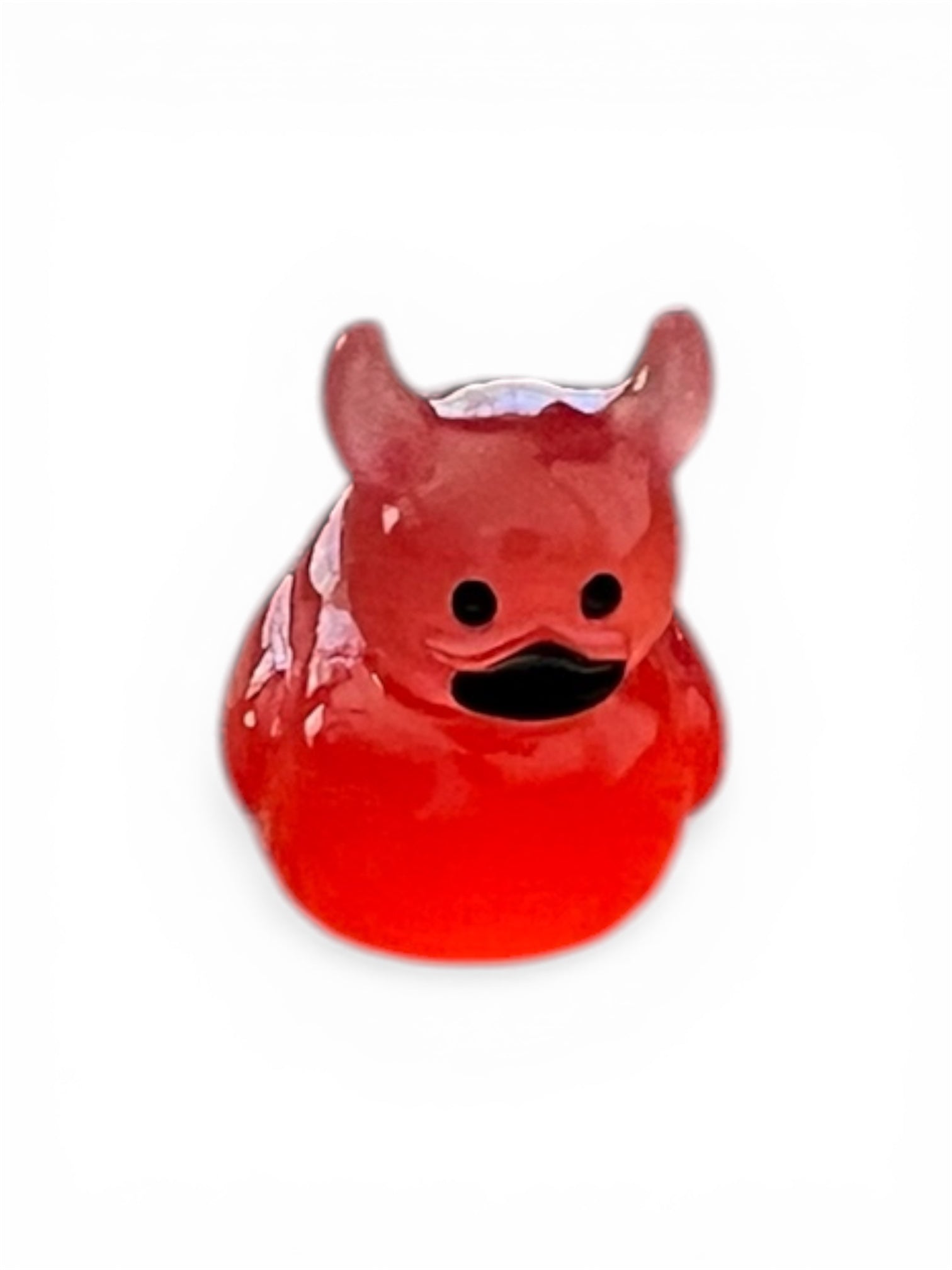 Mini Resin Devil Duck