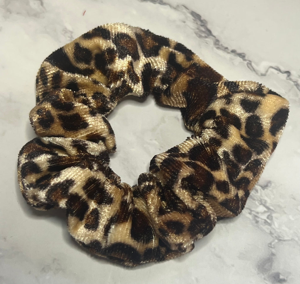 Hair Scrunchie - Leopard Print
