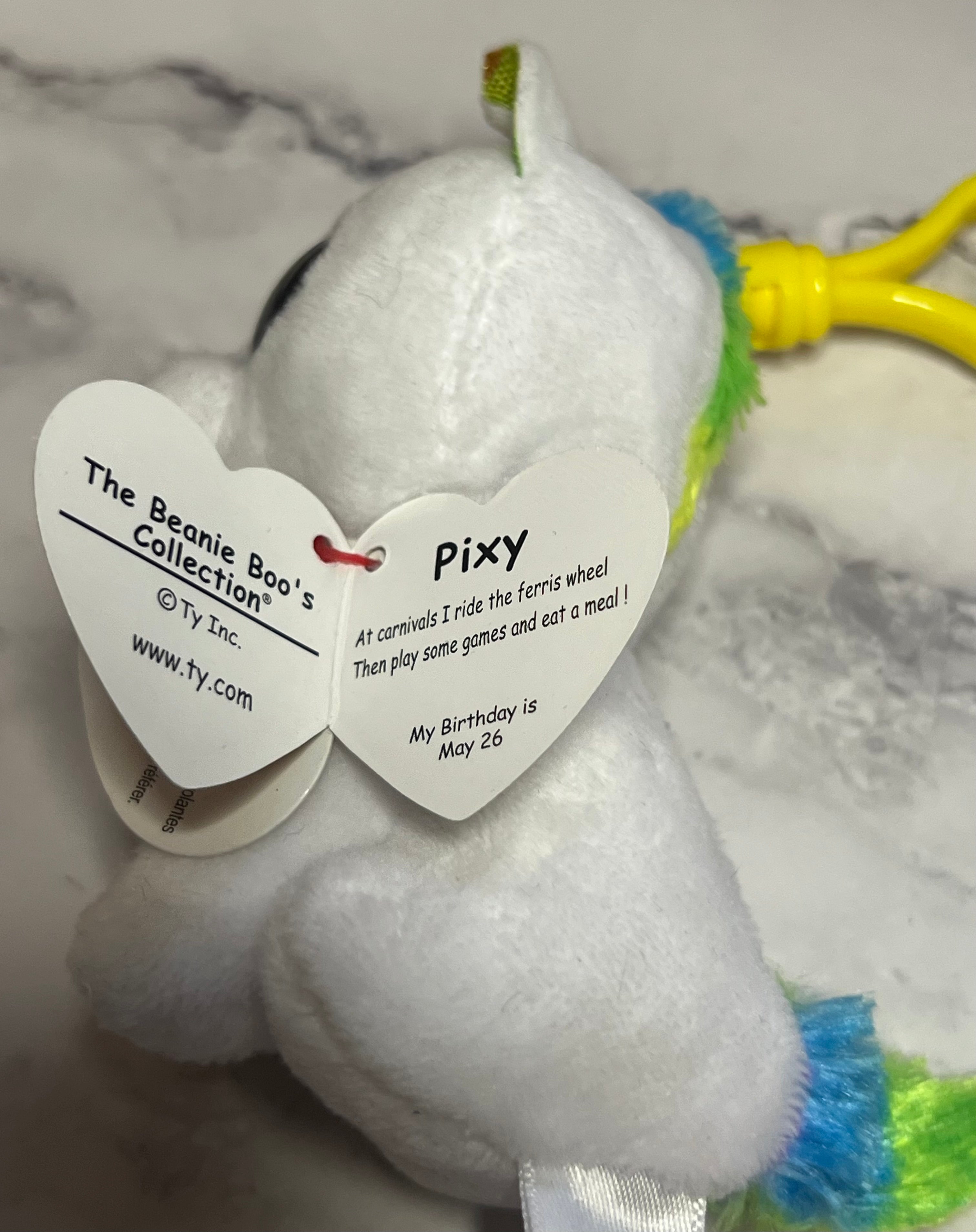 Ty Beanie Boo Plush Clip On - Various Characters to Choose From
