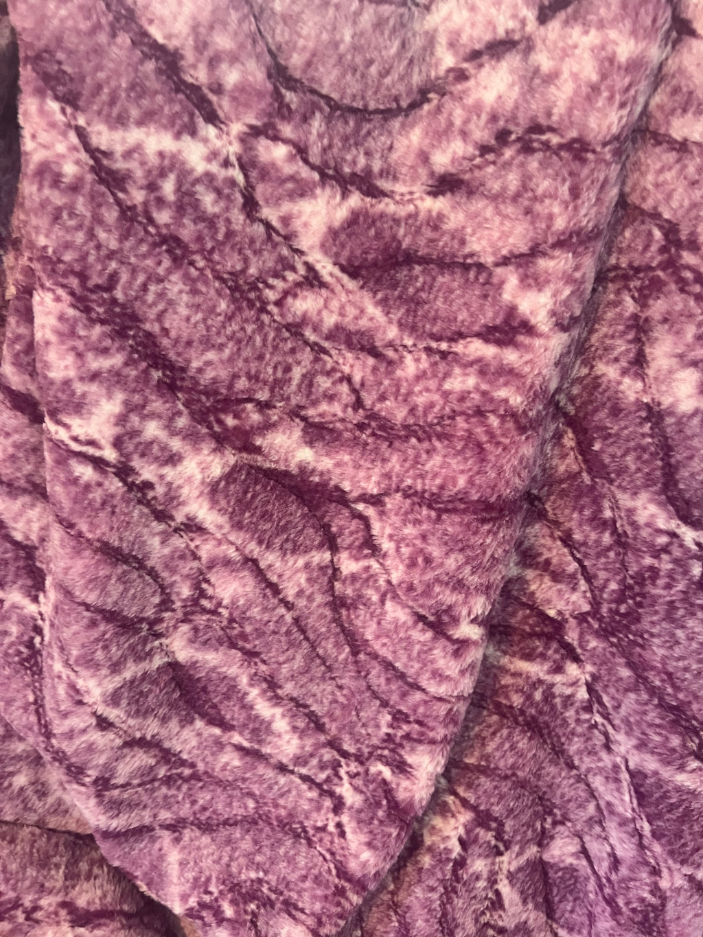 Minky Blankets - Pansy Birch - Approx Size 72” x 60”
