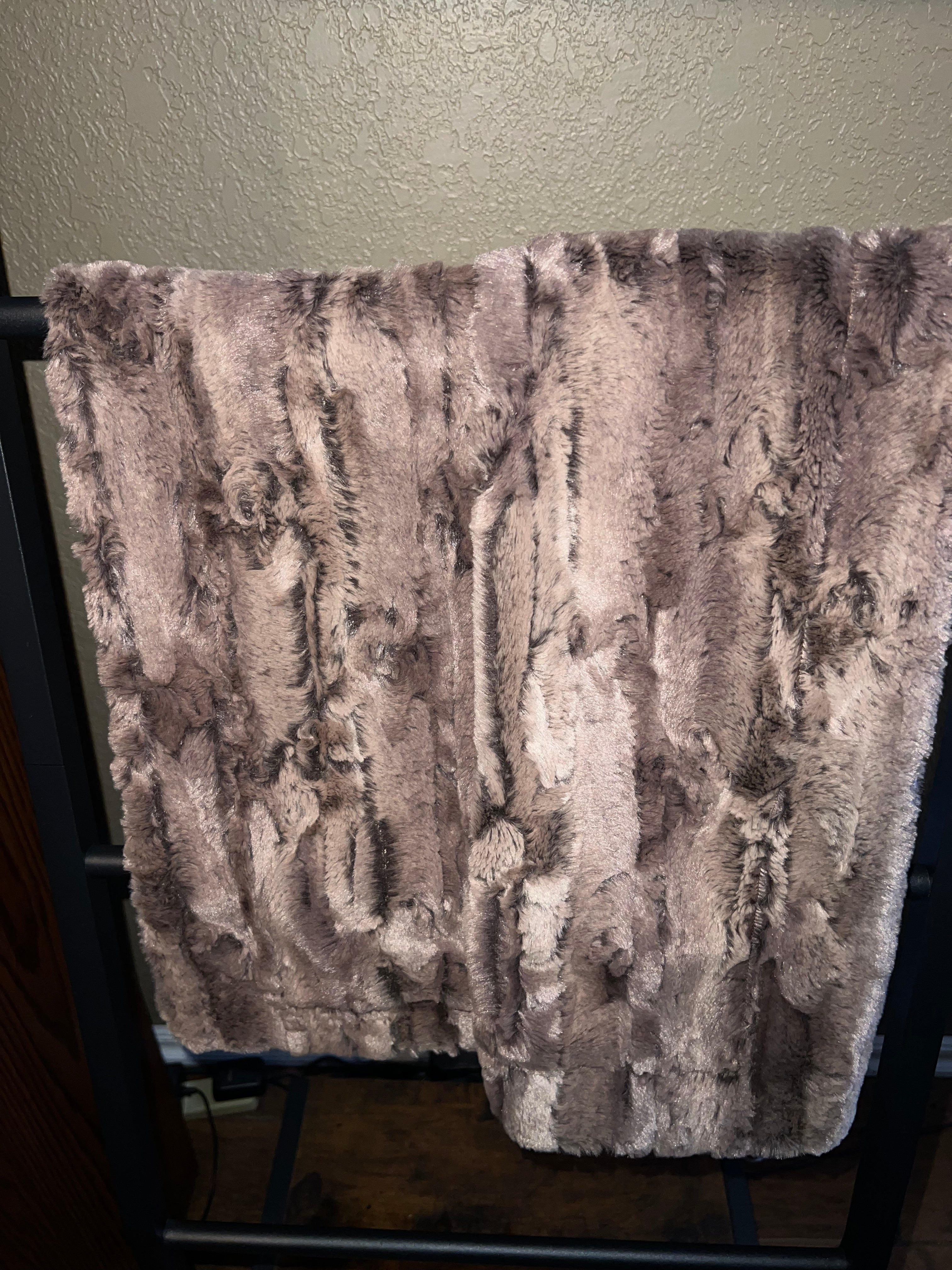 Minky Baby Blanket - Teddy Bears/Brown