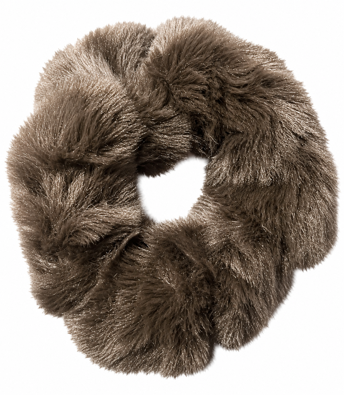 Minky Scrunchie - Black & Browns