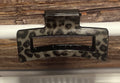 Hair Claw / Clip - Leopard Black