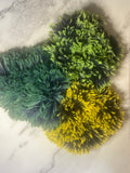 Minky Shag Hair Scrunchie - Various Colors