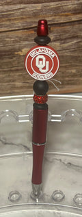 Beadable Ink Pen - OU, OSU, Thunder