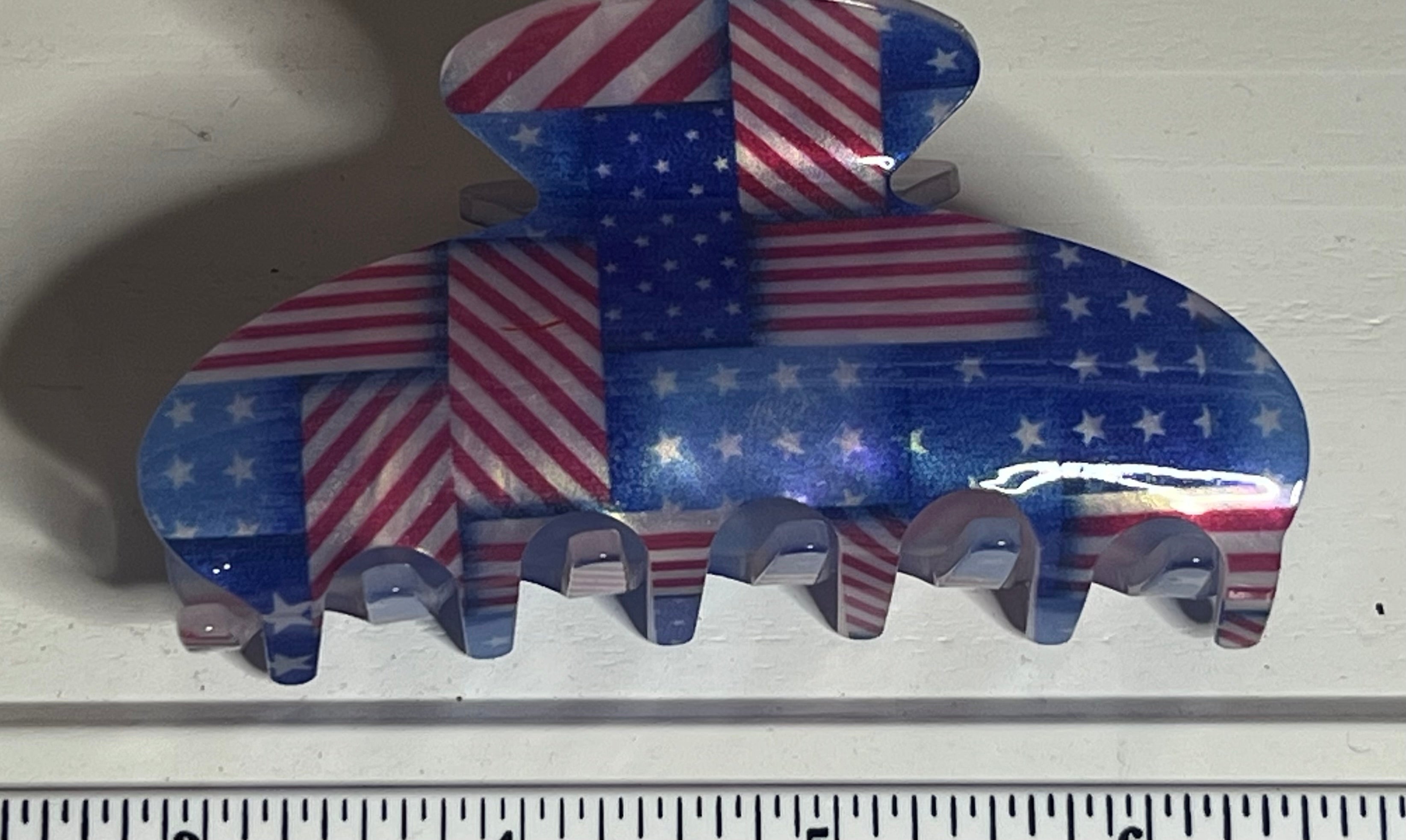 HairClaw / Clip - Patriotic July 4th