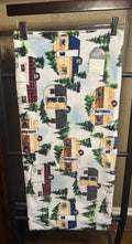 Minky Reversible Table Runner - Gone Camping & Cocoa Cuddle