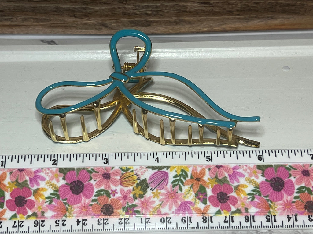 Hair Claw / Clip - Elegant Bow - Multi Color Choices