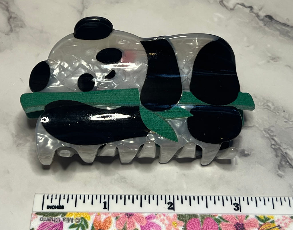 Hair Claw / Clip - Panda