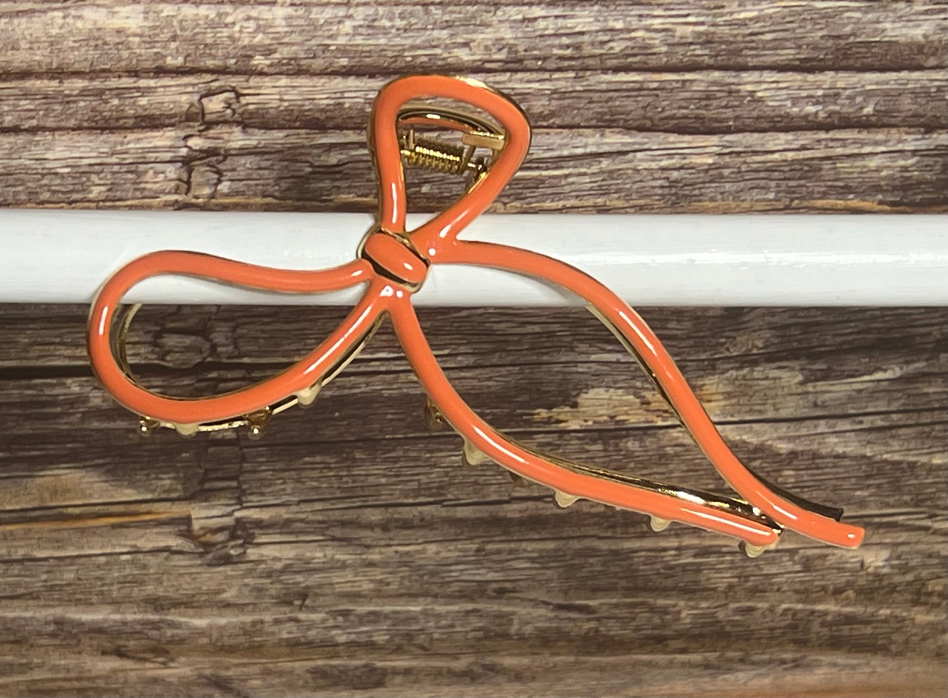 Hair Claw / Clip - Elegant Bow - Multi Color Choices