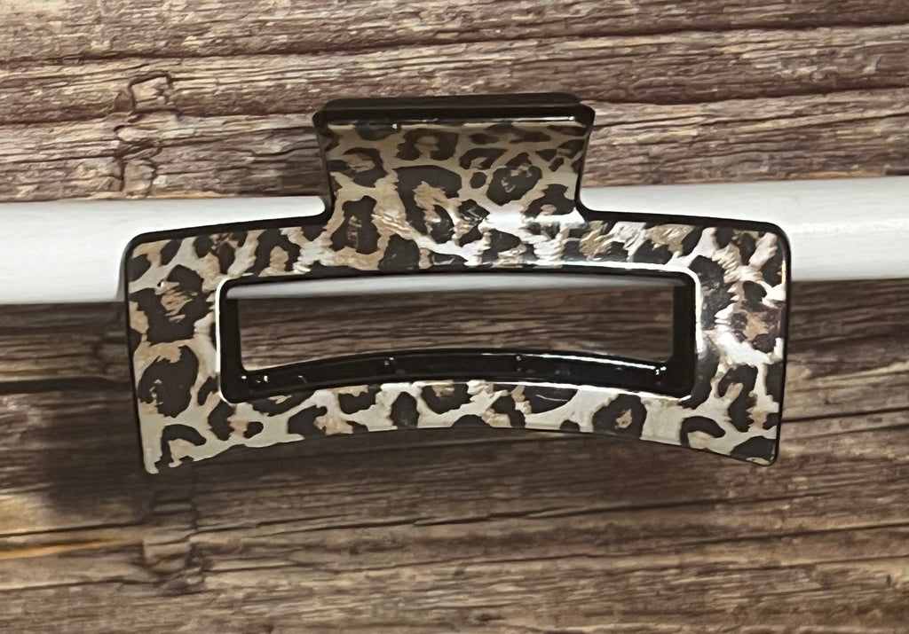 Hair Claw Clip - Leopard