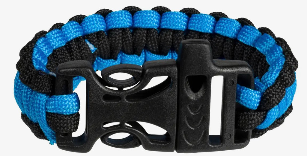 Outdoor Discovery Survival Bracelet with Whistle
