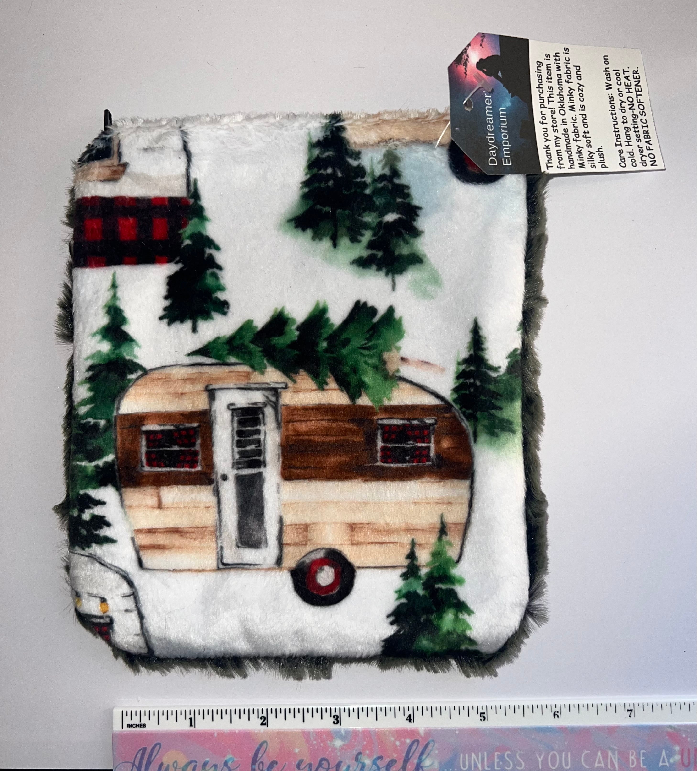 Minky Gone Camping Pouch Bag