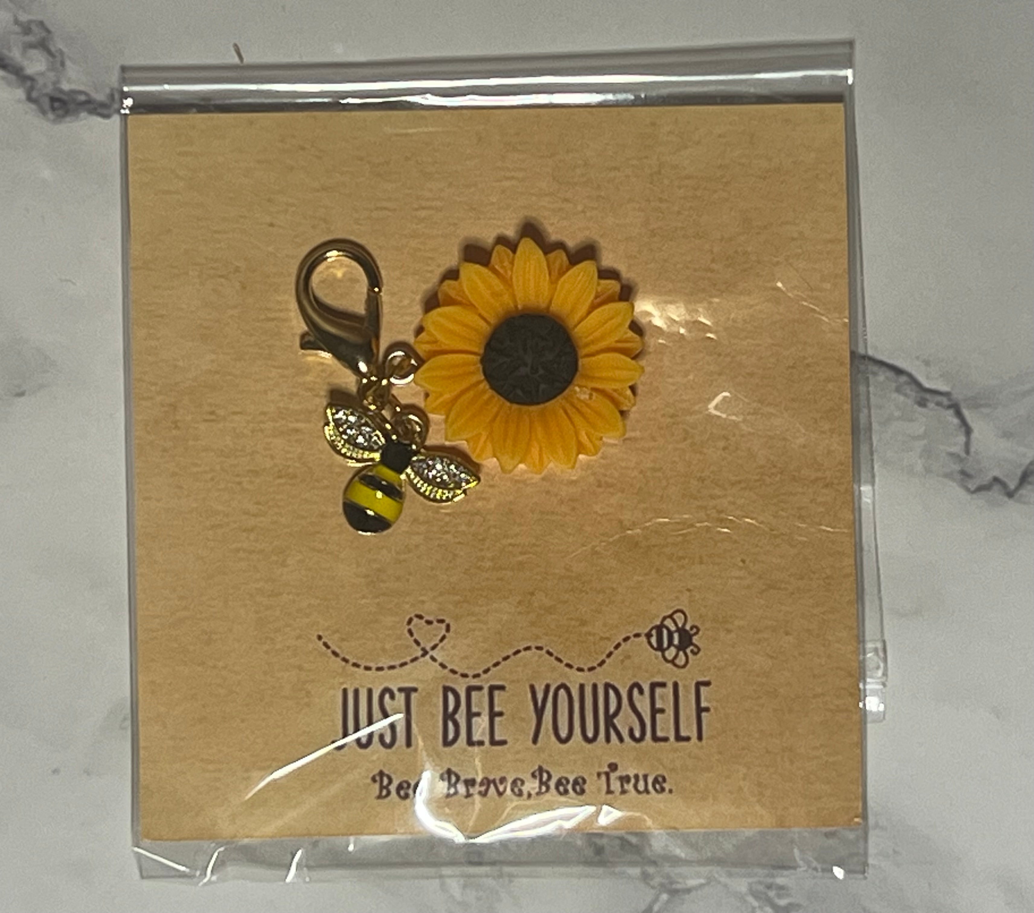 Bee Sunflower Charm