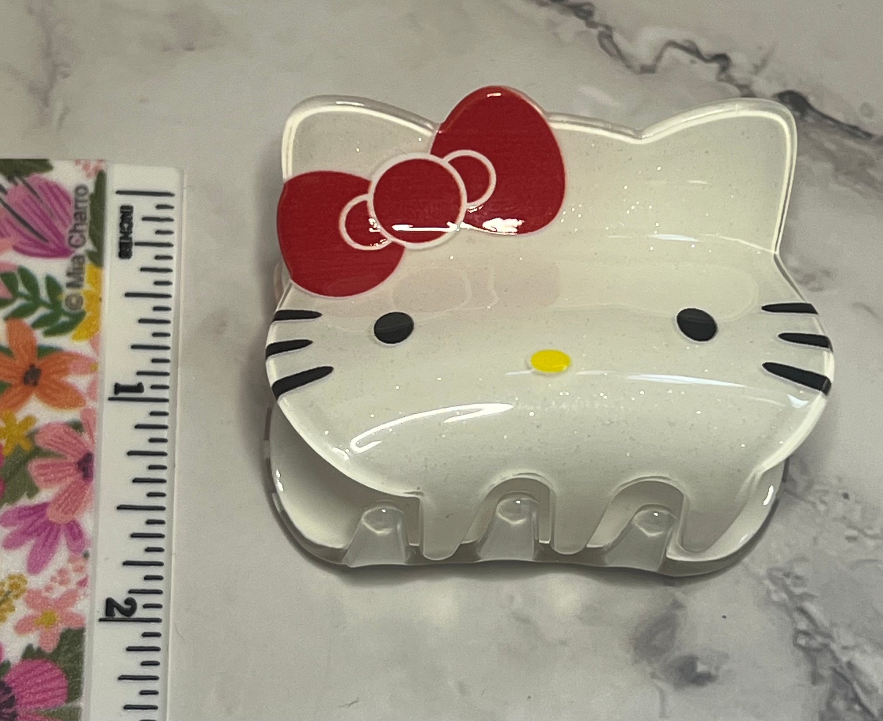 Hair Claw / Clip - Hello Kitty- White